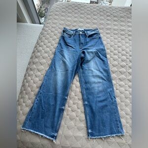 Vervet Wide Leg Ankle Jeans